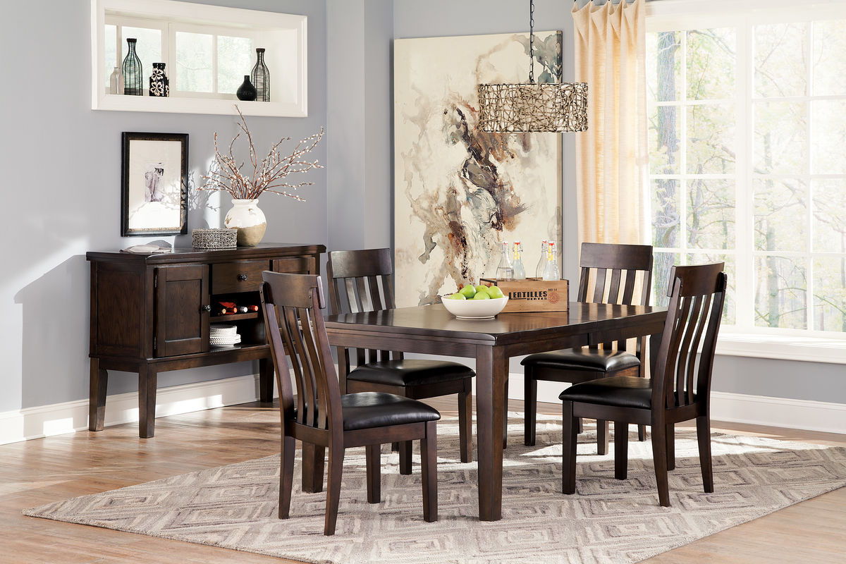 Sommerford dining table and discount 4 chairs and bench set