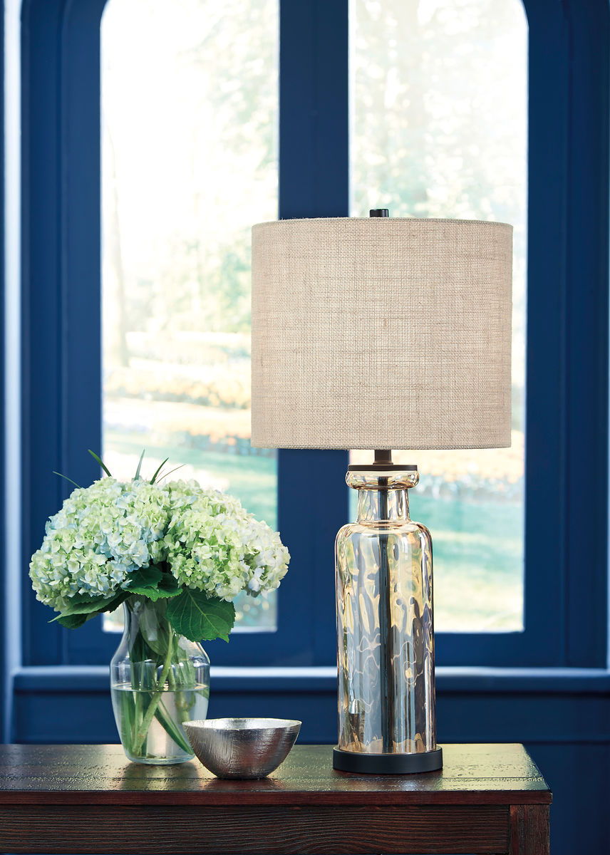 Laurentia - Glass Table Lamp - Champagne