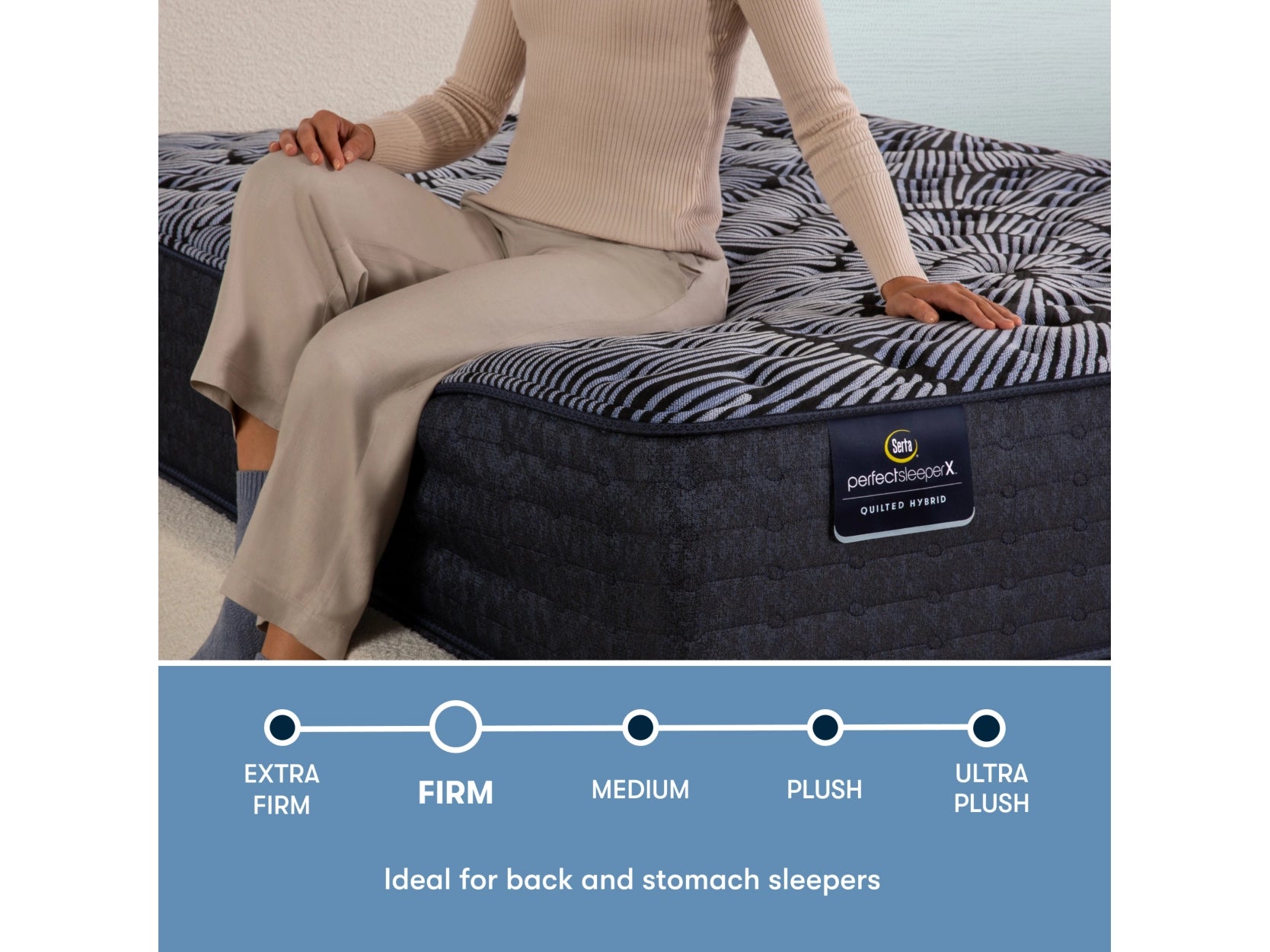 Serta Perfect Sleeper X Knox Firm California King Hybrid Mattress