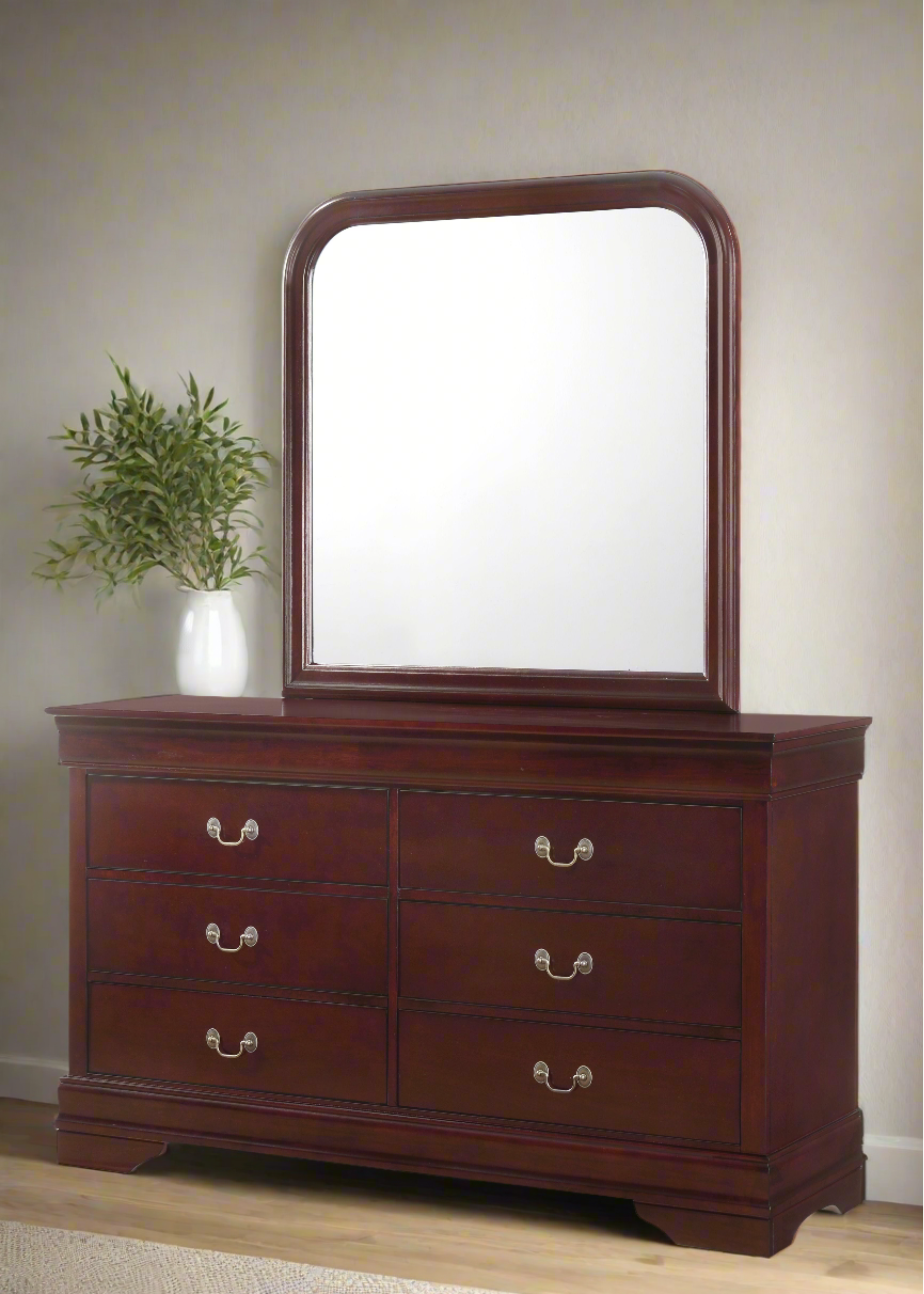 Louis Phillipe Dresser and Mirror