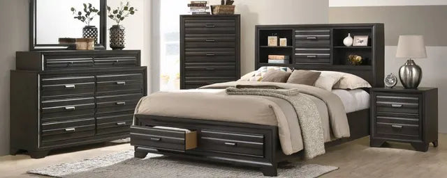 Smokyway Queen Storage Bed