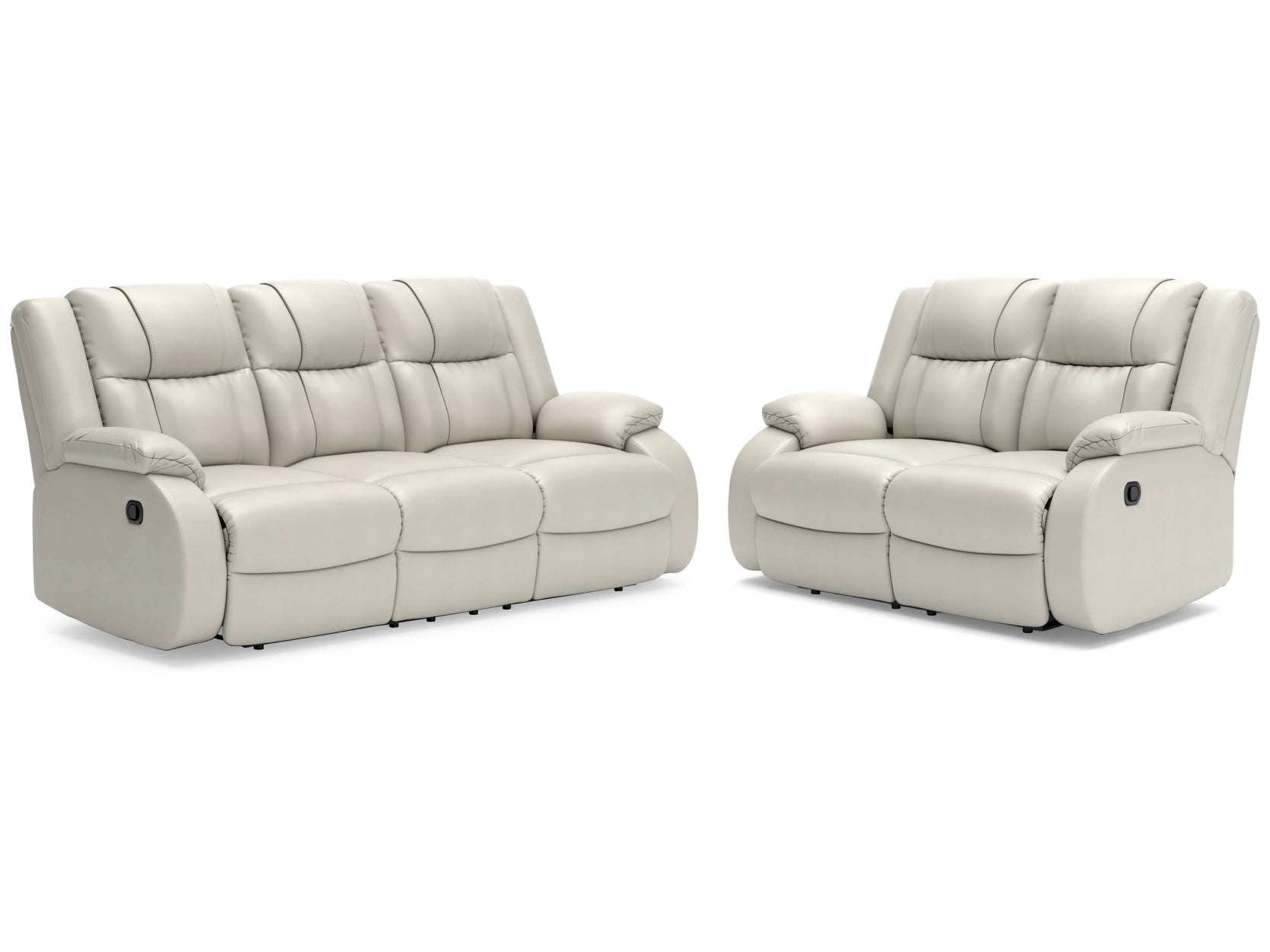 Frist Base Alloy Reclining Sofa and Loveseat