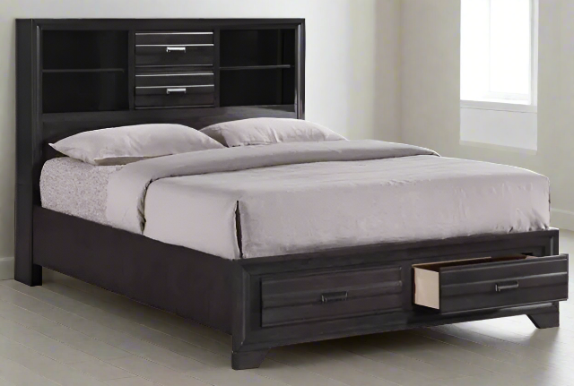 Smokyway King Storage Bed