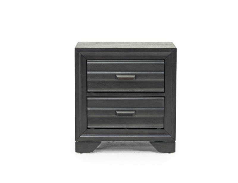 Smokyway Charcoal Nightstand