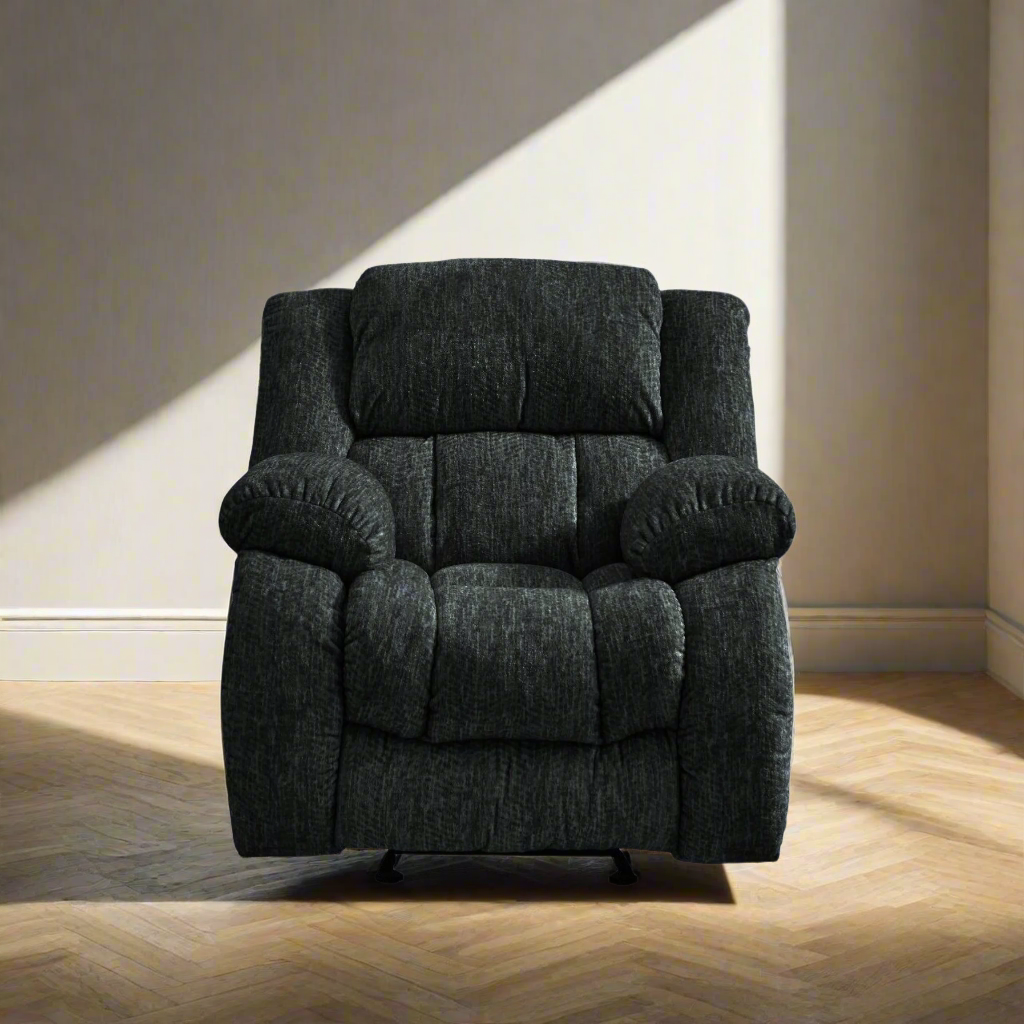 Zaftig Ebony Recliner