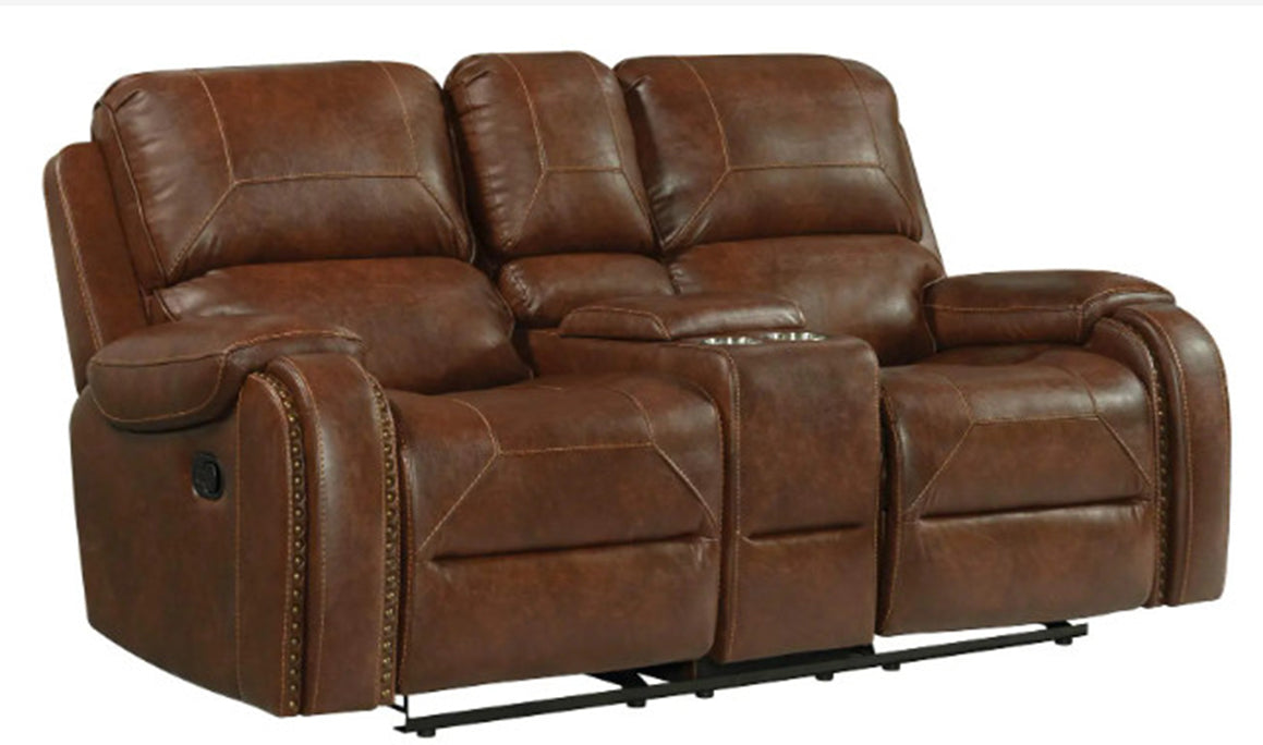 Garrison Double Glider Reclining Loveseat with Center Console