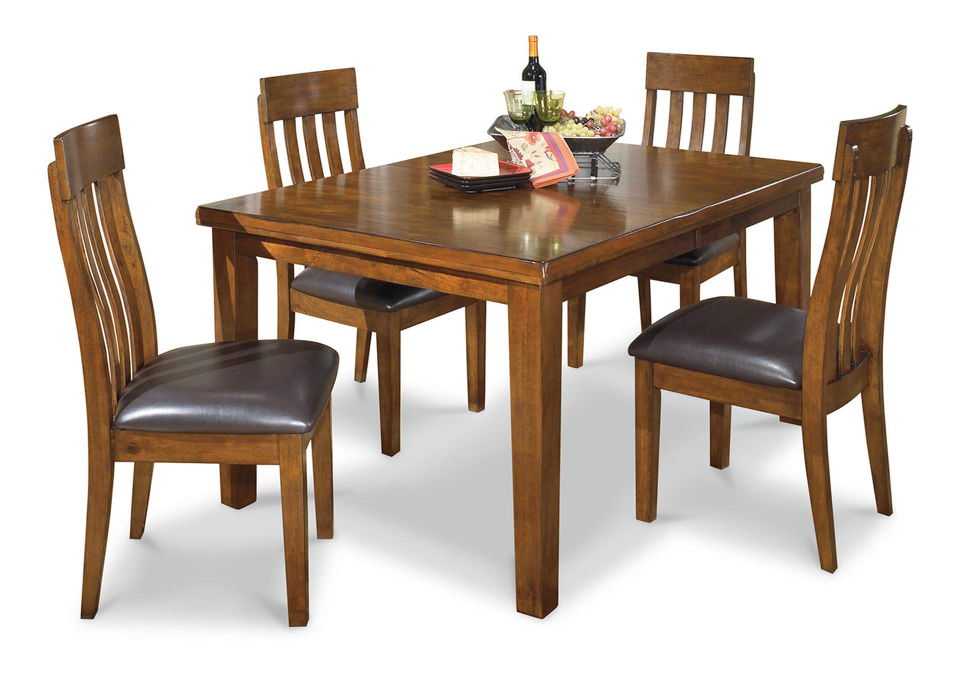 Ralene Dining Table and 4 Side Chairs