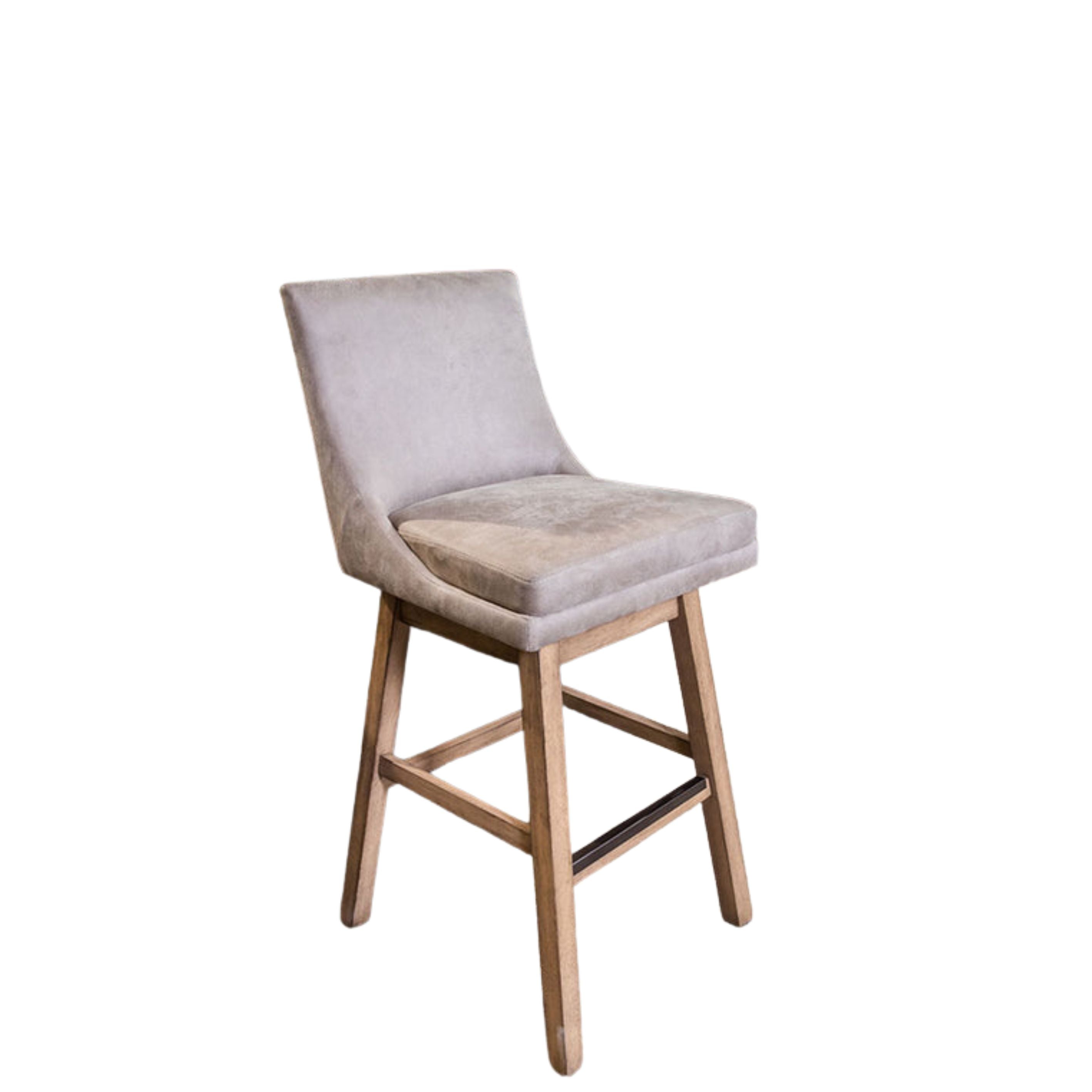 Tallenger Upholstered Swivel Barstool