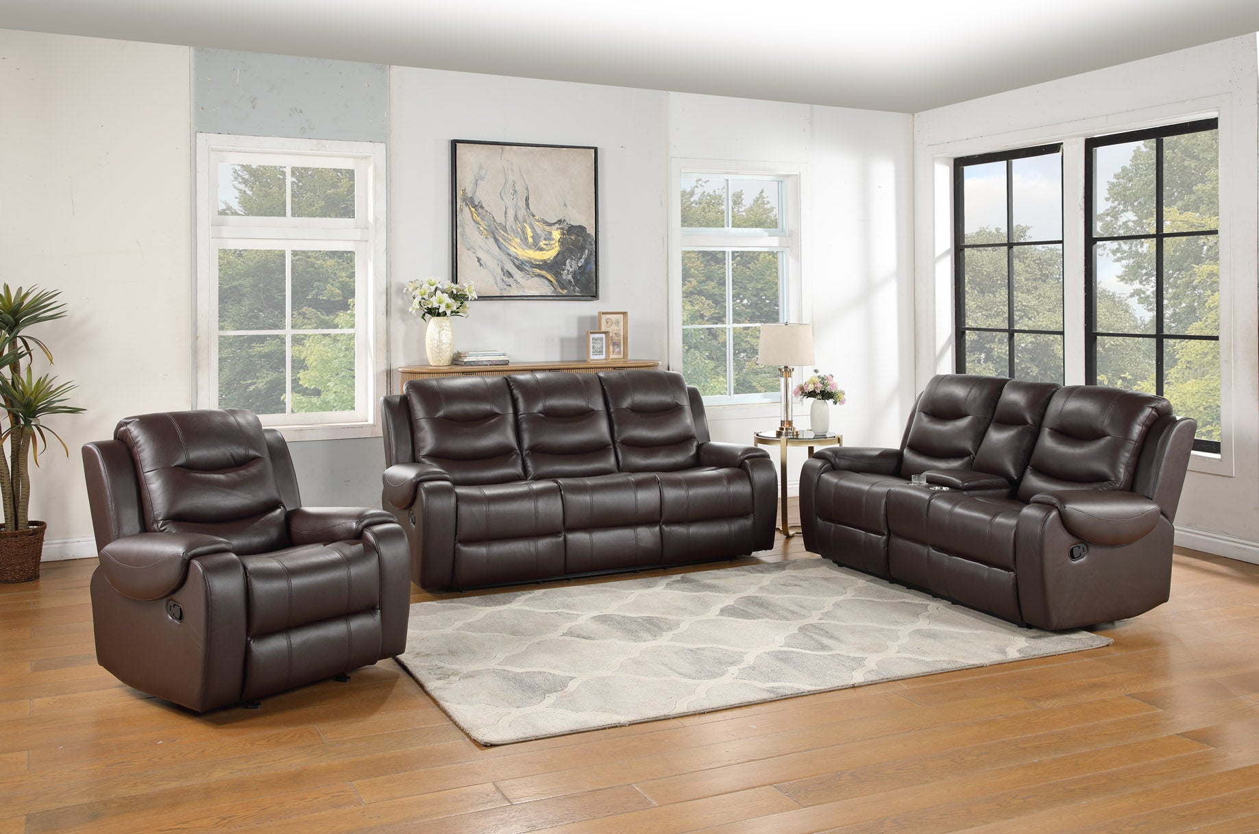 Mocha Reclining Sofa