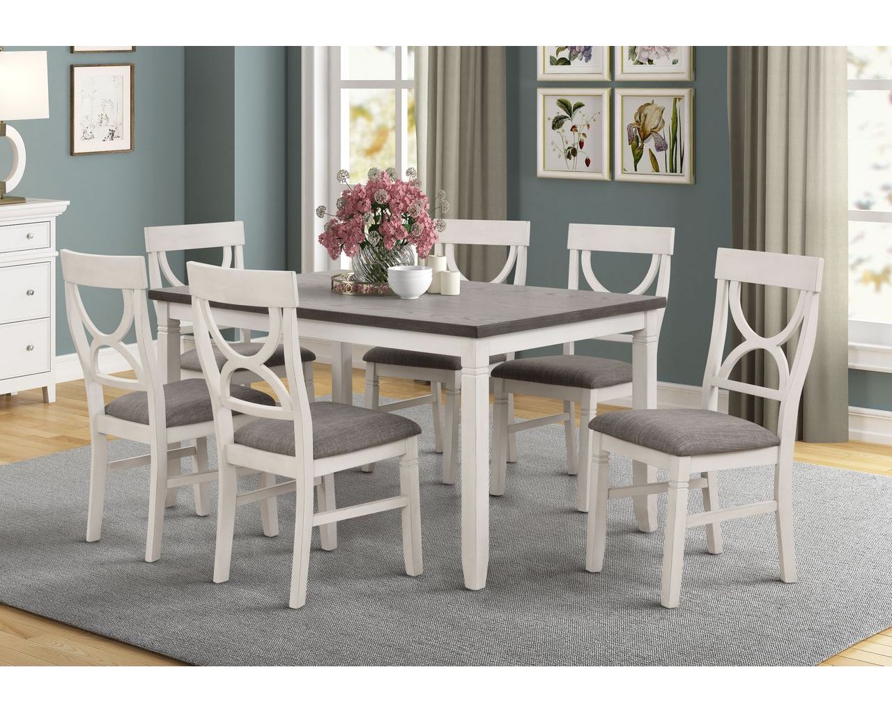 Vermonte Dining Table With 4 chairs