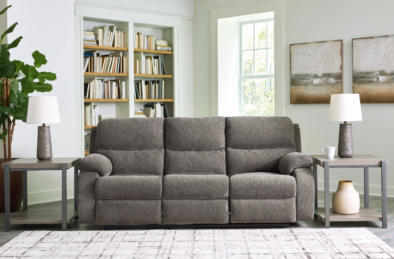 Scranto Concrete Reclining Sofa