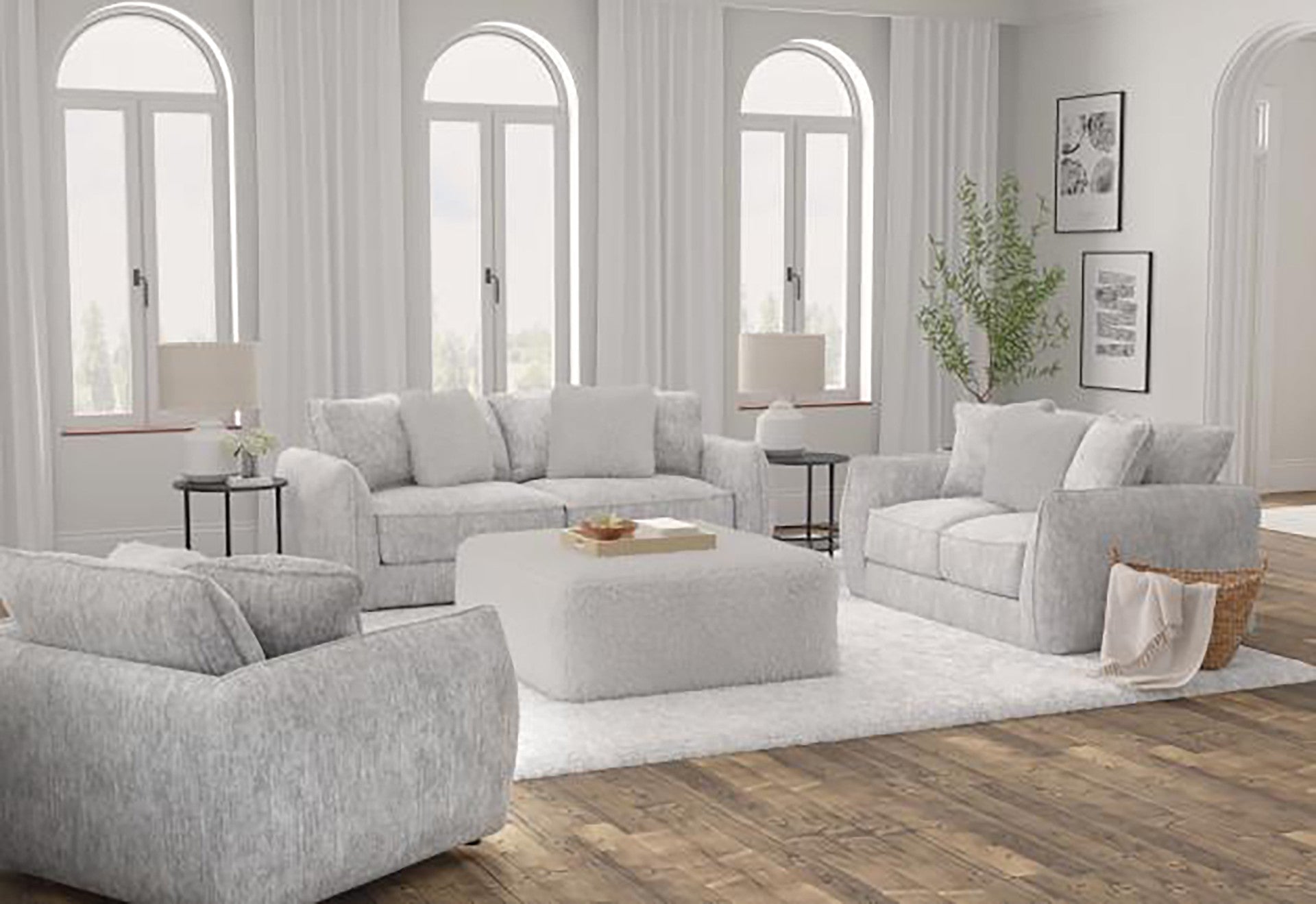 Bankside Sofa, Loveseat, Chair and Ottoman