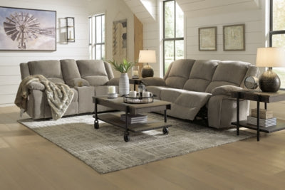 Draycoll Power Reclining Sofa Loveseat and Rocker