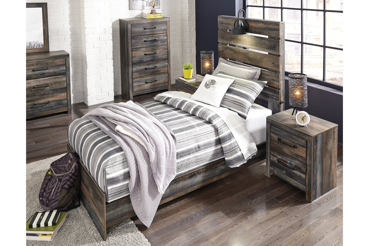 Drystan Twin Panel Bed