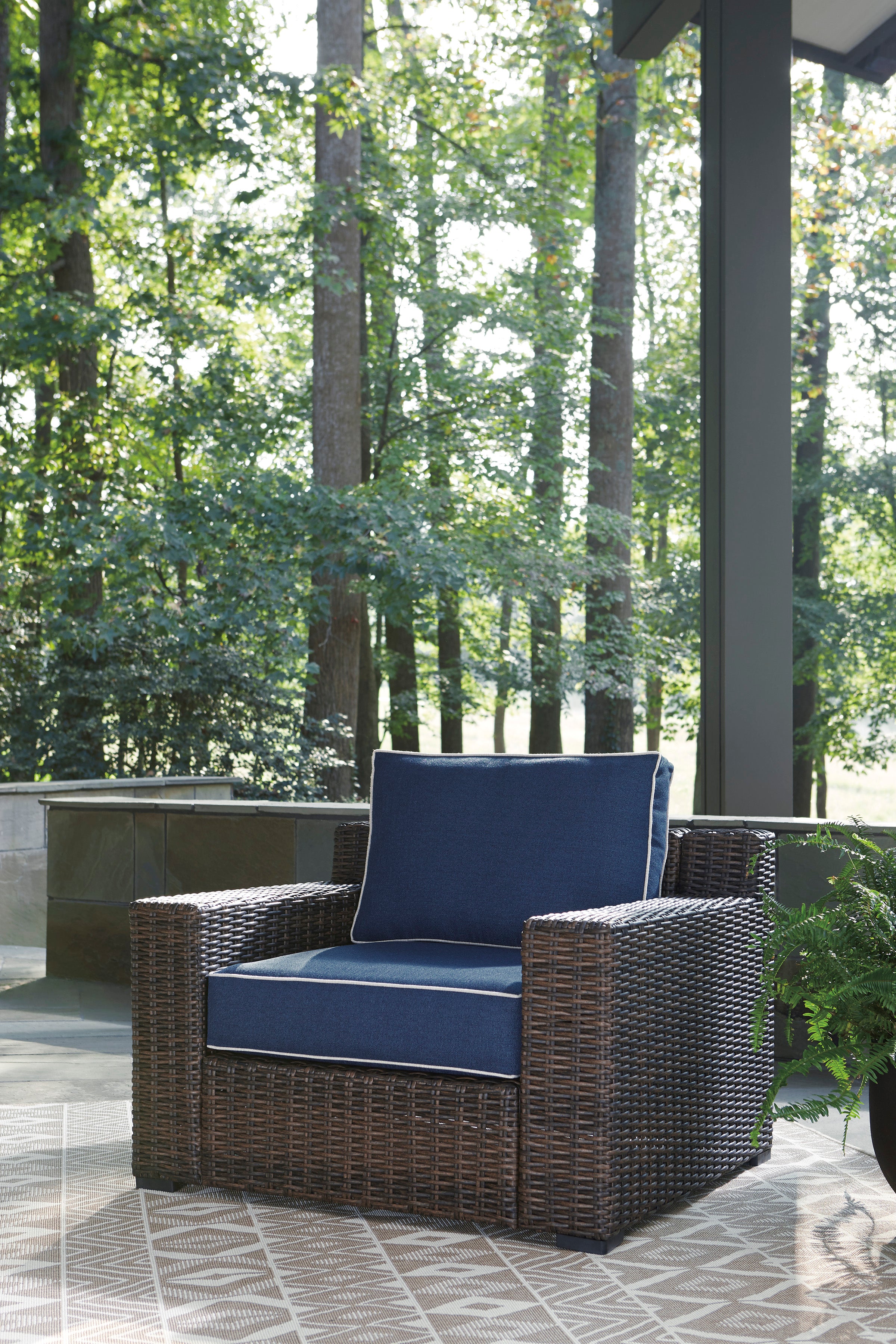 Grasson Lane Outdoor Chair with Cushion