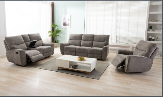 Pshoat Reclining Sofa, Loveseat and Chair