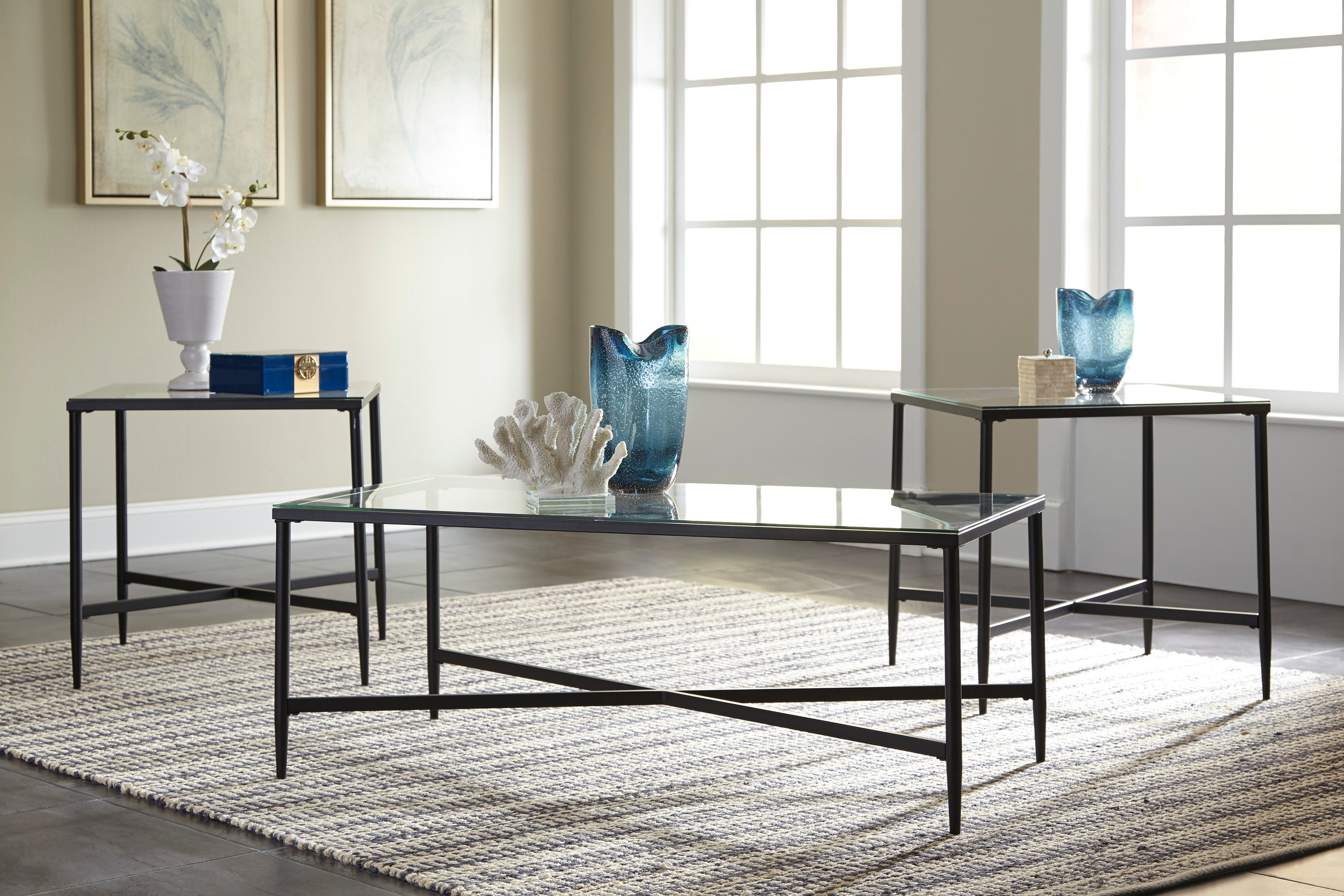 Augeron 3 Piece Table Set