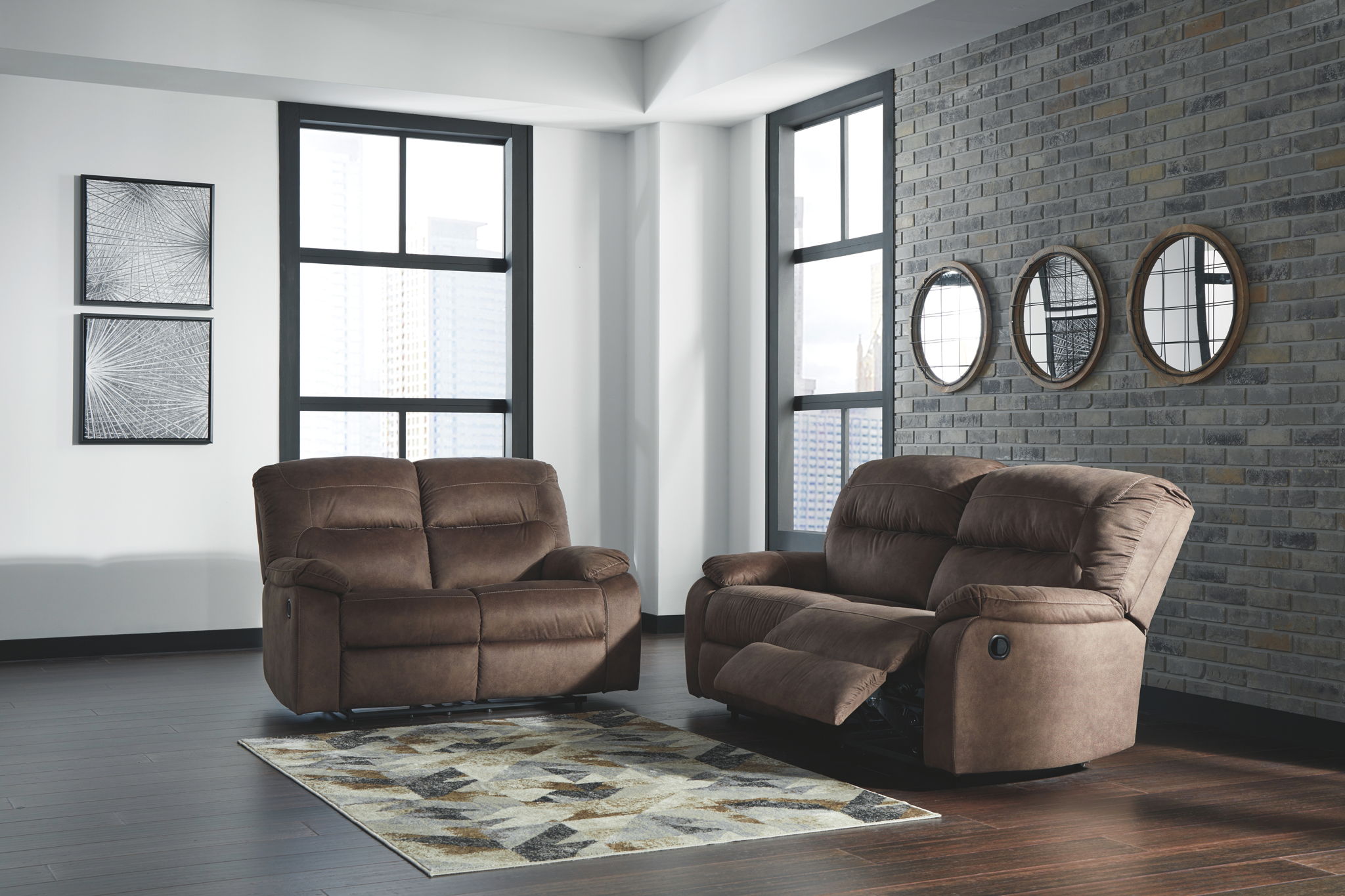 Bolzano Reclining Sofa and Loveseat