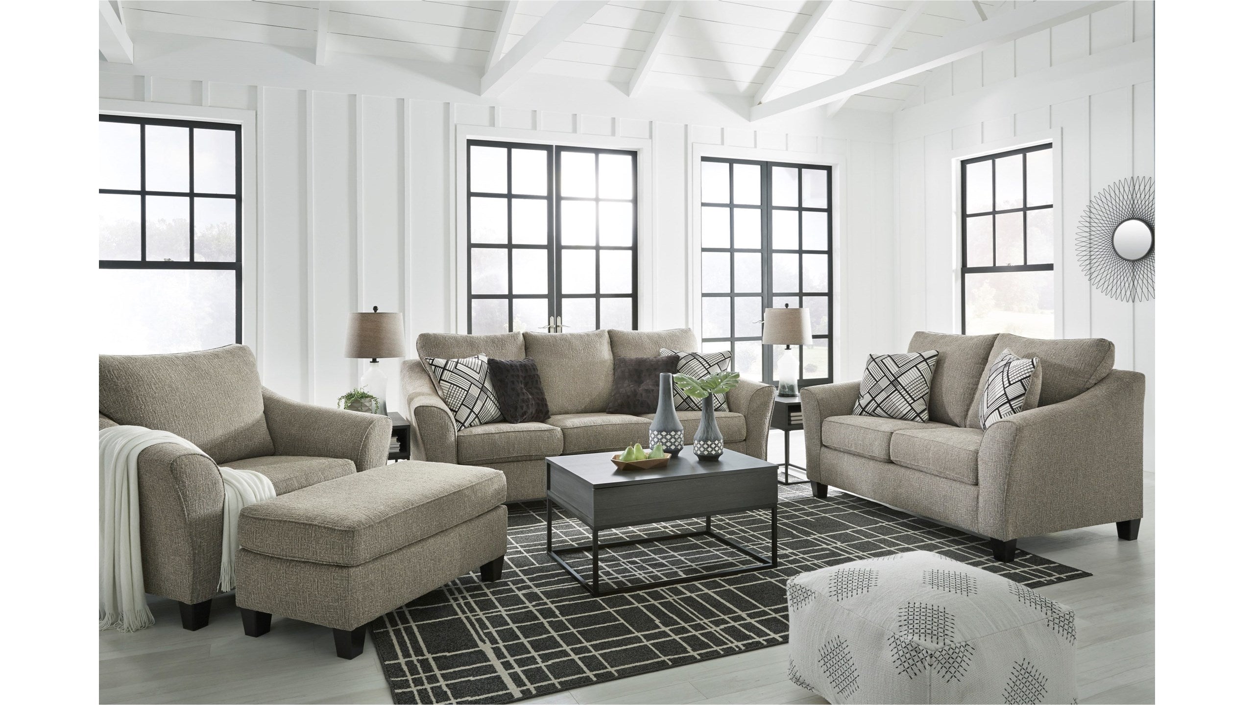 Barnesley Sofa, Loveseat and Chair